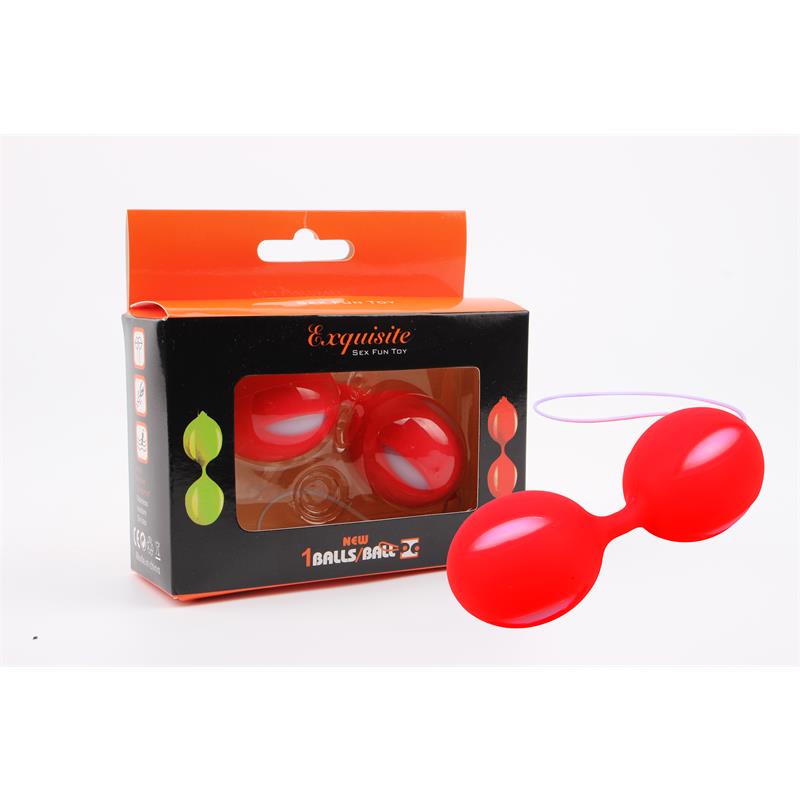 Bolas Ben Wa 103 cm Rojo