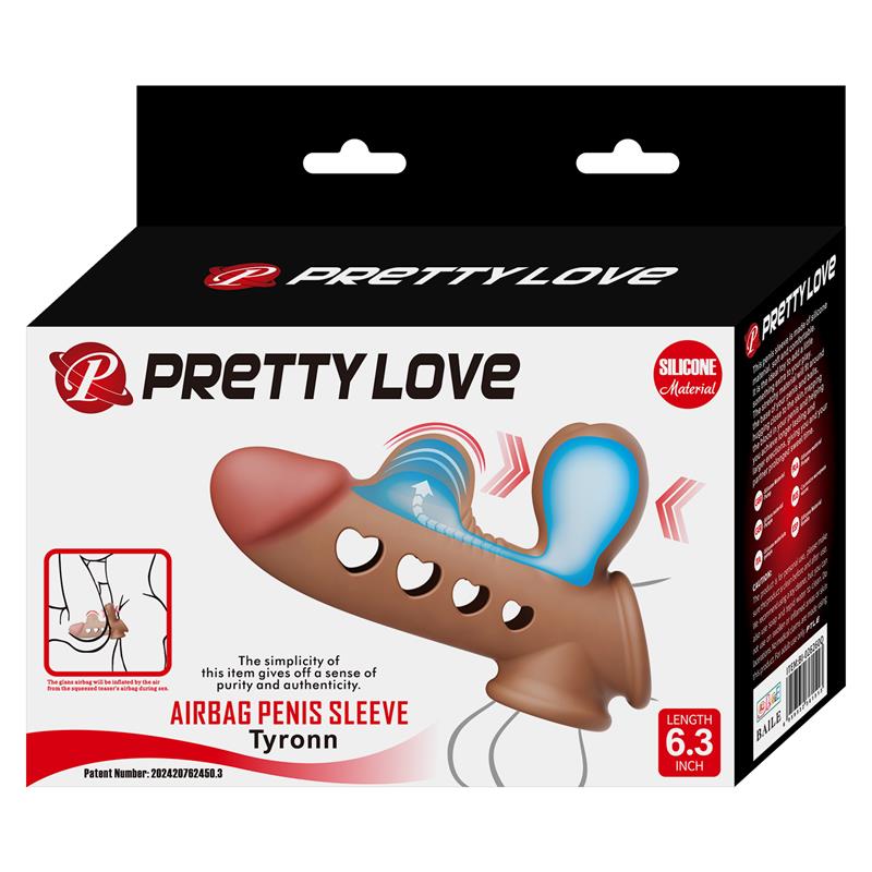 Tyronn Funda para el Pene con Funcion de Inflado
