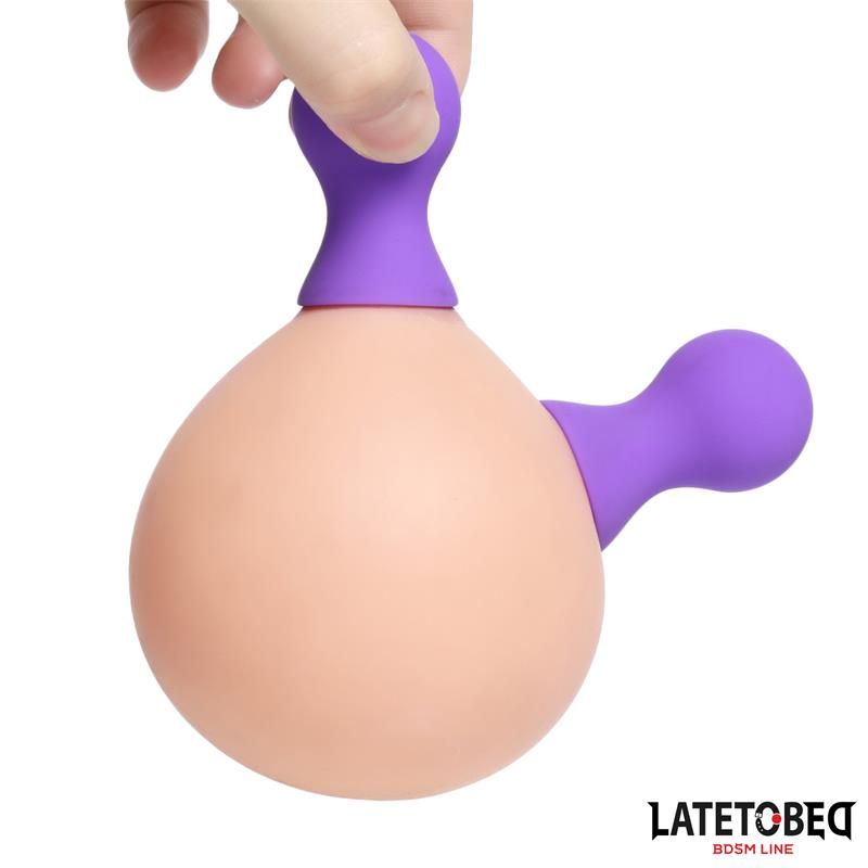 Succionador Pezones Silicona Purpura