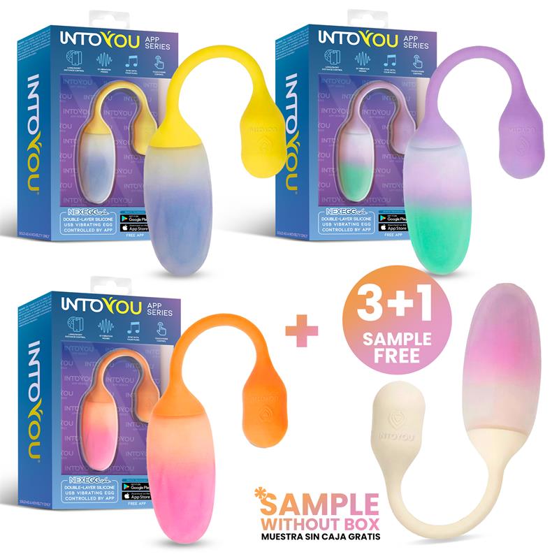 Pack 31 NexEgg Vibe Huevo Vibrador Silicona Doble Capa APP