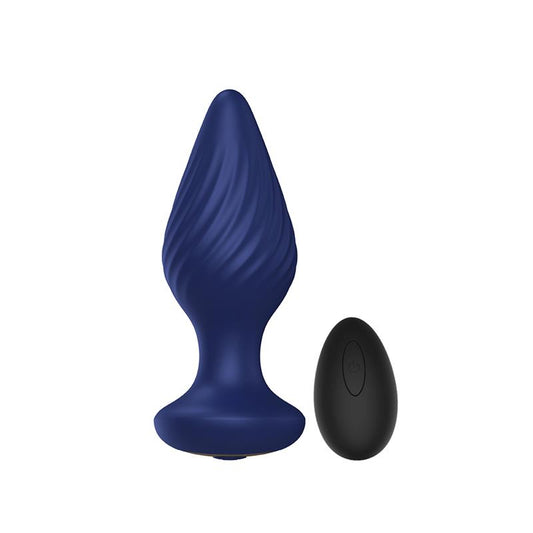 Spiral Plug Anal con Vibracion y Control Remoto