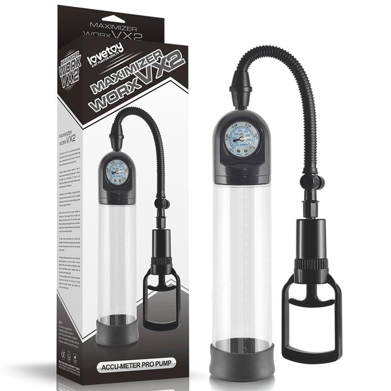 Bomba para el Pene con Valvula de Presion Maximizer Worx VX2