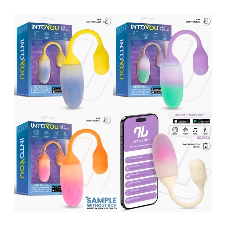 Pack 31 NexEgg Vibe Huevo Vibrador Silicona Doble Capa APP