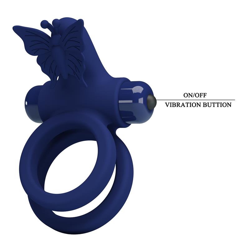 Anillo Doble para el Pene con Vibracion