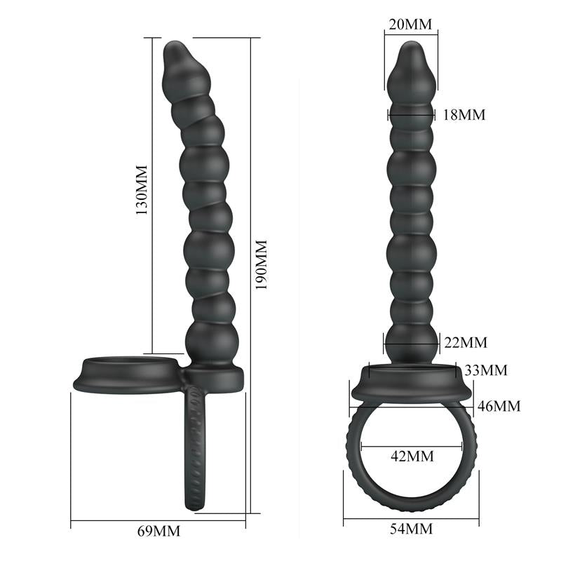 Dillion Cadena Anal con Anillo para el Pene