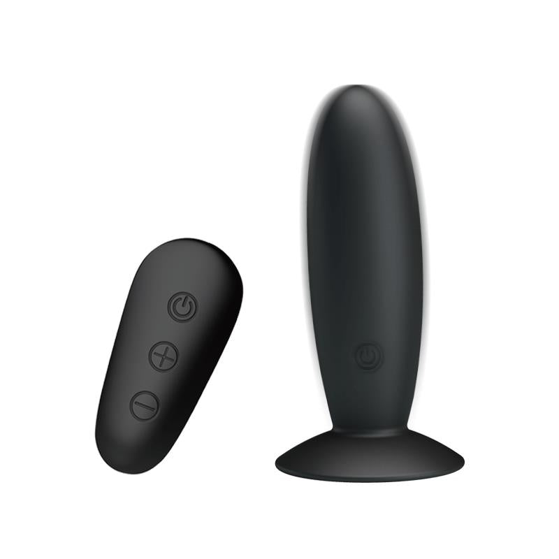 Plug Anal con Vibracion y Control Remoto USB
