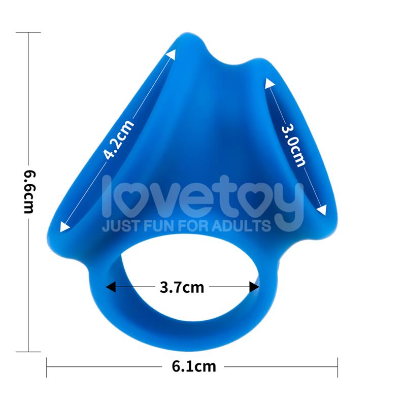 Pinnacle Pro Trio Grip Enhancer Anillo para el Pene
