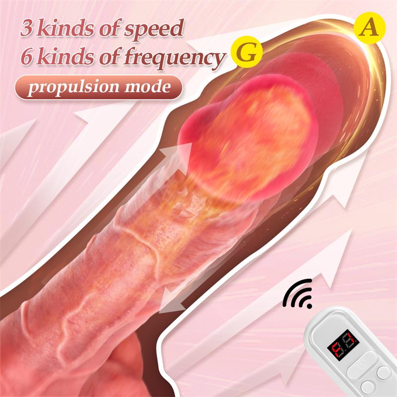 Marshall Dildo con Thrusting y Vibracion 8