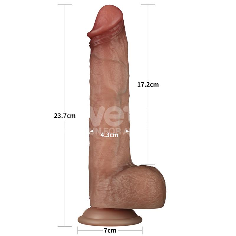 Sliding Pro Dildo Piel Deslizante Retractil Dual Layer 9