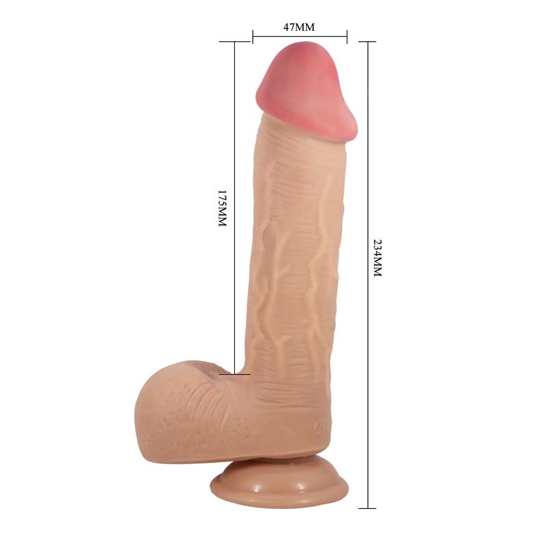 Emeka Dildo Realista con con Piel Retractil 92