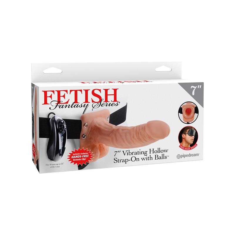 Arnes con Dildo Hueco y Vibracion 7