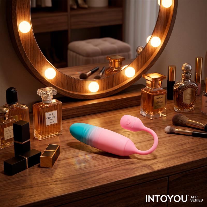 NexEgg Motion Huevo Vibrador con Thrusting App Rosa Turquesa